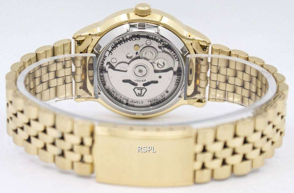 Automatic Watch Brake Spring J.Springs by Seiko Automatic 21 Jewels Japan Made BEB537 Men's Watch
