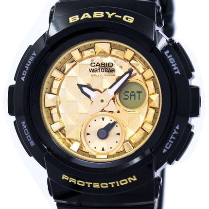 Casio Baby-G Shock Resistant World Time Analog Digital BGA-195M-1A Women's Watch