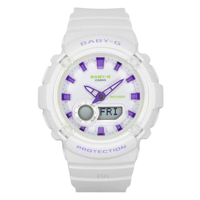 Casio Baby-G Analog Digital Resin Strap White Dial Quartz BGA-280DN-7A 100M Women's Watch