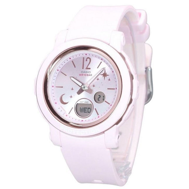 Casio Baby-G Moon And Star Series Analog Digital Resin Strap Pink Dial Quartz BGA-290DS-4A 100M Womens Watch