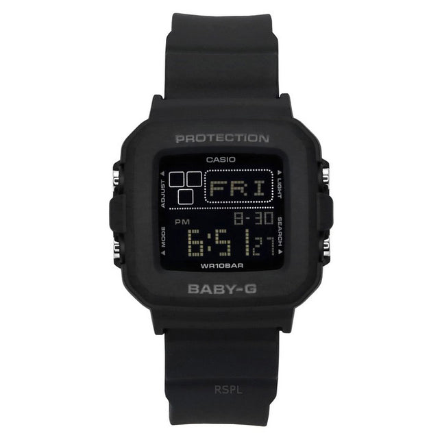 Casio Baby-G Digital Resin Strap Black Dial Quartz BGD-10-1 100M Women's Watch
