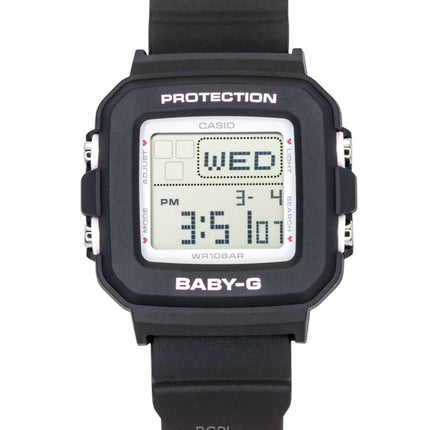 Casio Baby-G Plus Digital Resin Strap Quartz BGD-10KH-1 100M Women's Watch With Silicone Holder