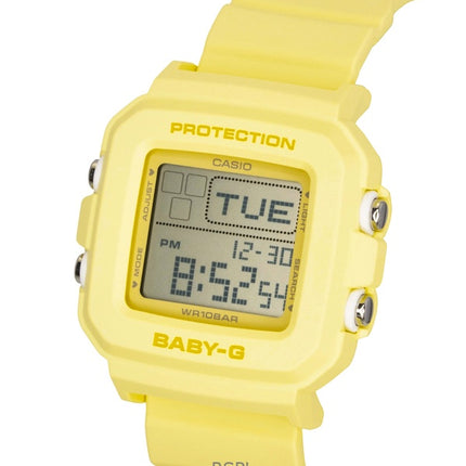 Casio Baby-G Digital Yellow Resin Strap Quartz BGD-10KH-9 100M Women's Watch