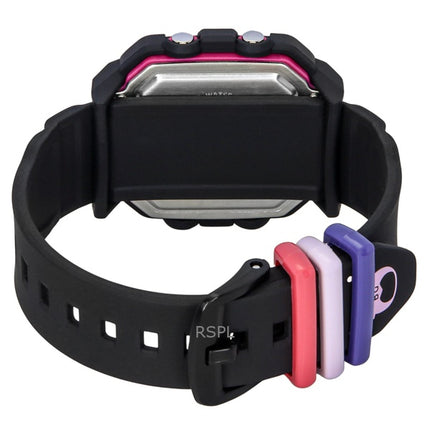 Casio Baby-G Digital Kuromi Collaboration Resin Strap Quartz BGD-10KKM-1 100M Women's Watch With Special Holder