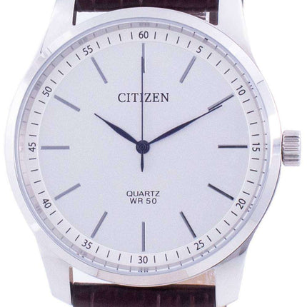 Citizen White Dial Calf Leather Quartz BH5000-08A Men's Watch