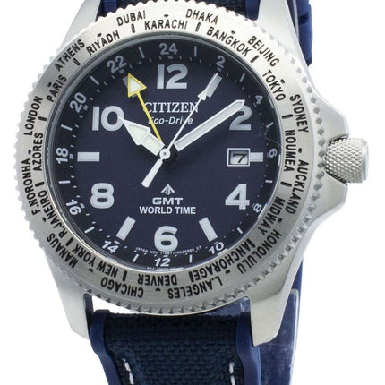 Citizen Promaster BJ7100-15L World Time Eco-Drive 200M Men's Watch