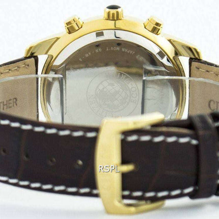 Citizen Eco-Drive Perpetual Calendar Chronograph Alarm 100M BL5472-01E Men's Watch