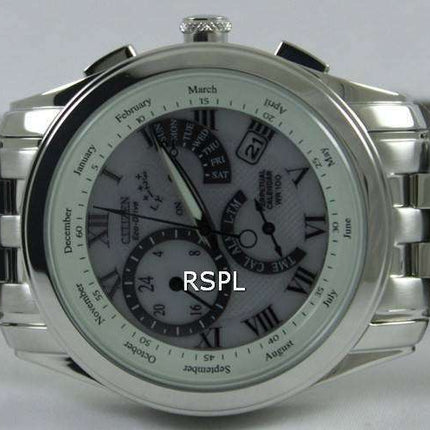 Citizen Eco-Drive Alarm Chronograph Perpetual Calendar BL8000-54A Watch