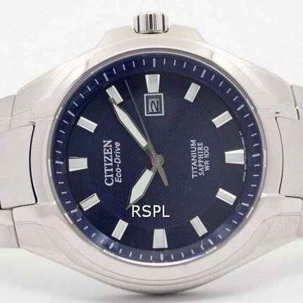 Citizen Eco-Drive Titanium Sapphire Crystal 100M BM7170-53L Men's Watch