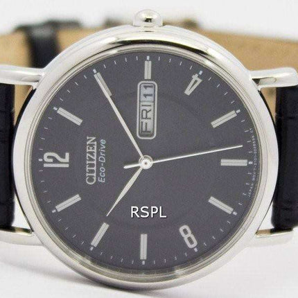 Citizen Eco-Drive Black Leather Strap BM8240-03E Men's Watch