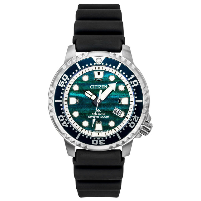 Citizen Promaster Limited Edition Polyurethane Strap Blue Dial Eco-Drive Diver's BN0167-09W 200M Men's Watch