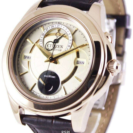 Citizen Eco-Drive Calendar Moon Phase BU0003-02P Men's Watch