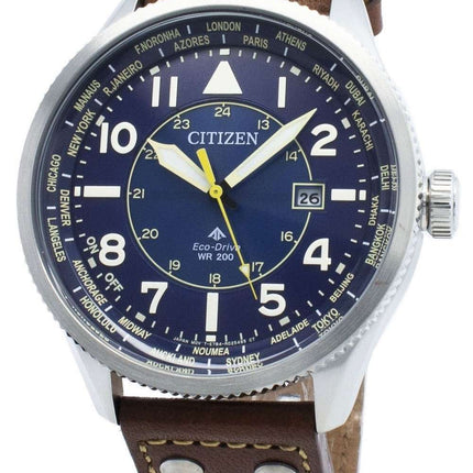 Citizen Promaster Nighthawk BX1010-11L World Time Eco-Drive 200M Men's Watch