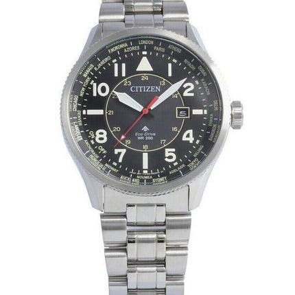 Citizen Promaster Nighthawk World Time Eco-Drive BX1010-53E 200M Men's Watch