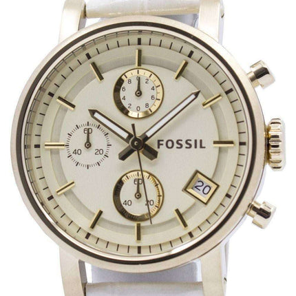 Fossil Original BoyFriend Chronograph Stainless Steel C181019-WHT Women's Watch