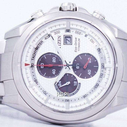 Citizen Eco-Drive Titanium Chronograph Tachymeter CA0551-50A Men's Watch