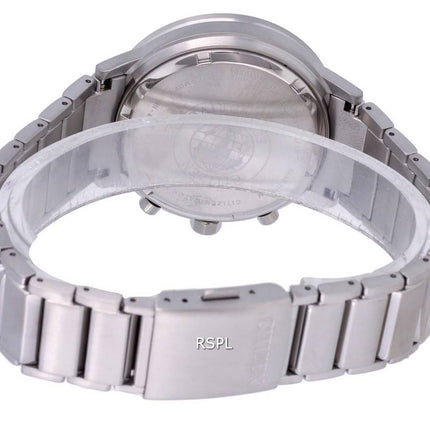 Citizen Titanium Chronograph Black Dial Eco-Drive CA4400-88E 100M Mens Watch
