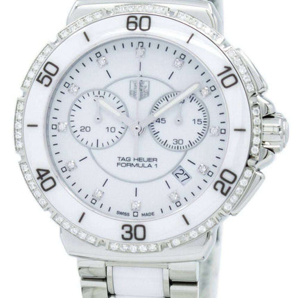 Tag Heuer "Formula One" Diamonds Accent Chronograph Quartz CAH1213.BA0863 Women's Watch