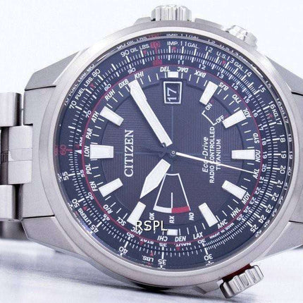Citizen Eco-Drive Radio Controlled Perpetual Calendar World Time CB0141-55E Men's Watch