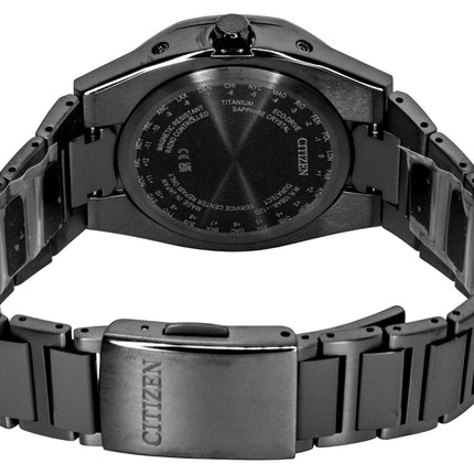 Citizen Attesa ACT Line Super Titanium Blue Dial Eco-Drive CB3045-61L 100M Men's Watch