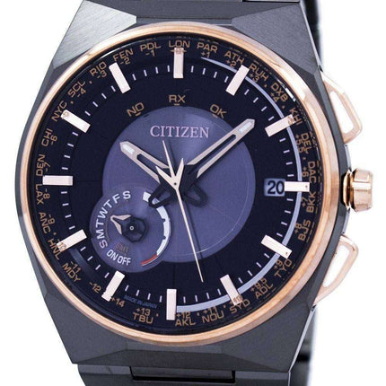 Citizen Eco-Drive Satellite Wave Perpetual Calendar Japan Made CC2004-59E Men's Watch