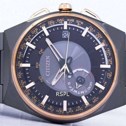 Citizen Eco-Drive Satellite Wave Perpetual Calendar Japan Made CC2004-59E Men's Watch