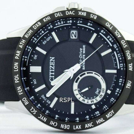 Citizen Eco-Drive Satellite Wave World Time Japan Made CC3007-04E Men's Watch