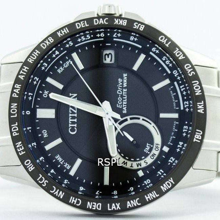 Citizen Eco-Drive Satellite Wave World Time Japan Made CC3007-55E Men's Watch