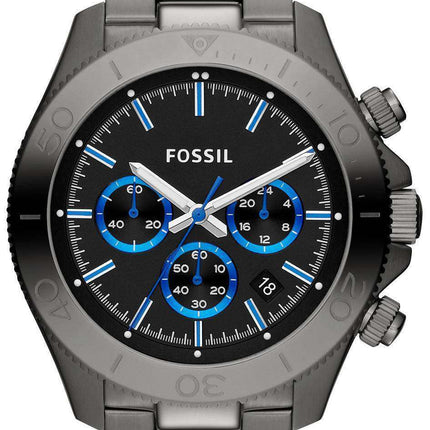 Fossil Retro Traveler Chronograph Smoke Tone CH2869 Men's Watch