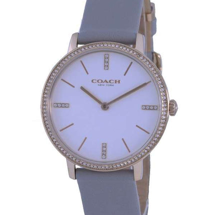 Coach Audrey Crystal Accents Leather Quartz CO14503352 Women's Watch