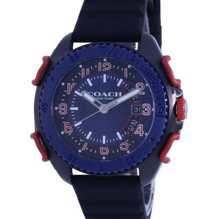 Coach C001 Blue Dial Silicone Quartz CO14602449 Men's Watch