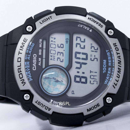 Casio Youth Illuminator World Time Digital CPA-100-1AV CPA100-1AV Men's Watch