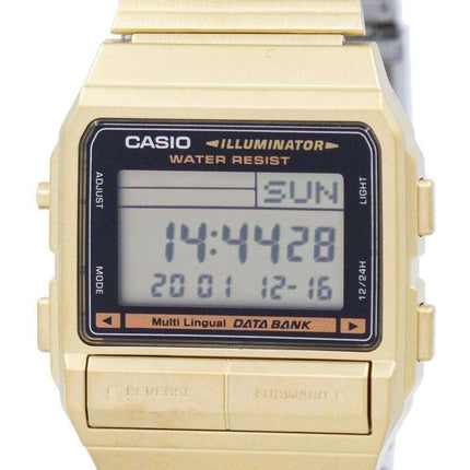 Casio Digital 5 Alarm Multi-Lingual Data Bank DB-380G-1DF DB380G-1DF Men's Watch