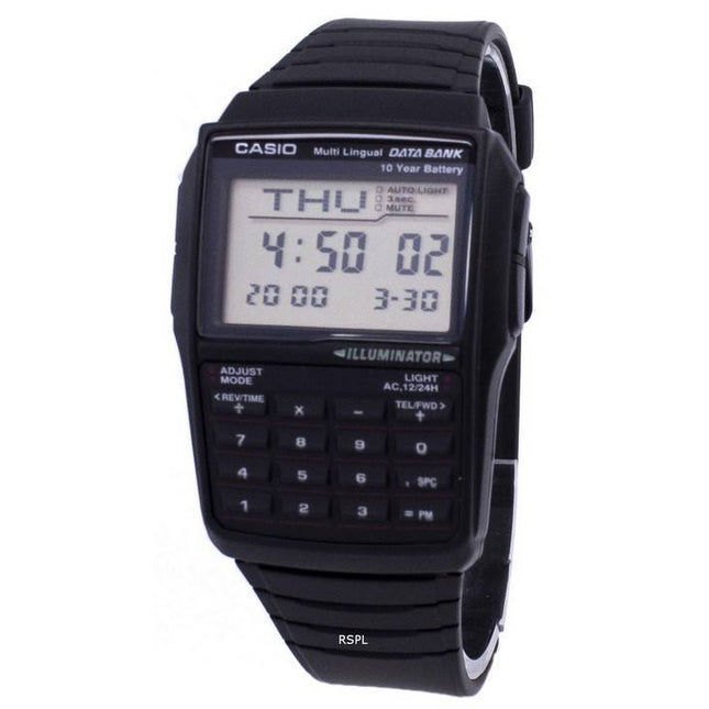 Casio Digital Data Bank 5 Alarm Multi-Lingual DBC-32-1ADF DBC-32-1A Men's Watch