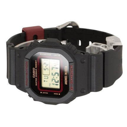 Casio G-Shock Digital Andres Iniesta Collaboration Resin Strap Quartz DW-5600AI-1 200M Men's Watch