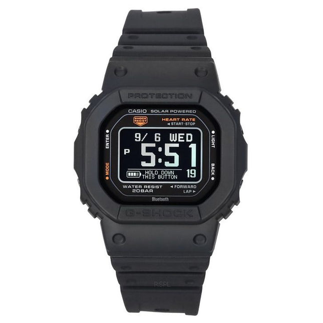 Casio G-Shock Move Mobile Link Digital Resin Strap Solar DW-H5600-1 200M Mens Watch
