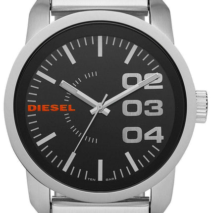 Diesel Black Dial Stainless Steel WR100M DZ1370 Men's Watch