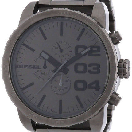 Diesel Advanced Chronograph Gun Metal Dial Ion Plated DZ4215 Men's Watch