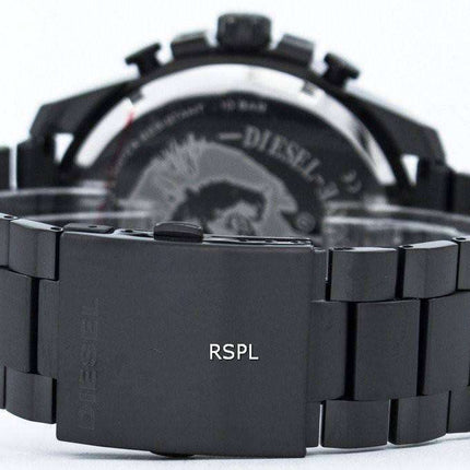 Diesel Mega Chief Quartz Chronograph Black IP DZ4283 Men's Watch