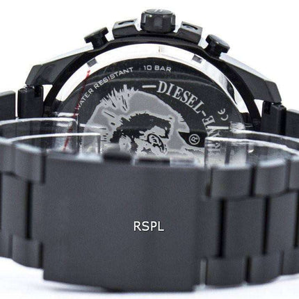 Diesel Mega Chief Quartz Chronograph Black IP DZ4283 Men's Watch