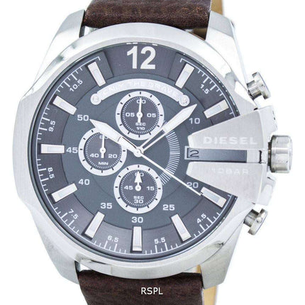 Diesel Mega Chief Chronograph Grey Dial DZ4290 Men's Watch