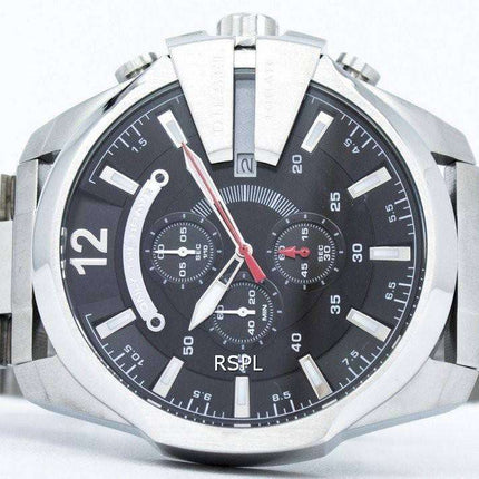 Diesel Mega Chief Quartz Chronograph Black Dial DZ4308 Men's Watch