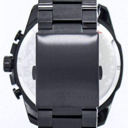 Diesel Mega Chief black Ion Plated Brown Dial DZ4318 Men's Watch