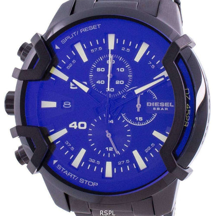Diesel Griffed Chronograph Black Stainless Steel Quartz DZ4529 Men's Watch