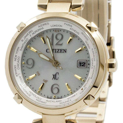 Citizen Eco-Drive XC Radio Controlled World Time Titanium EC1042-51A Women's Watch