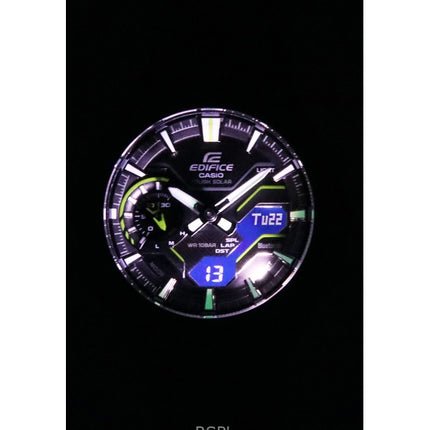 Casio Edifice Windflow Analog Digital Smartphone Link Black Dial Tough Solar ECB-2200RC-1A3 100M Men's Watch