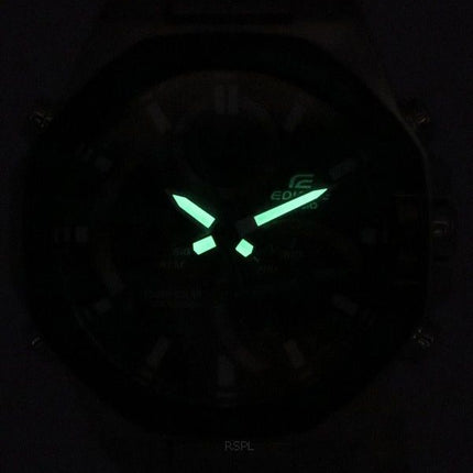 Casio Edifice Mobile Link Analog Digital Grey Dial Solar ECB-950DB-1A 100M Men's Watch