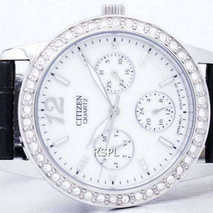 Citizen Chronograph Quartz Diamond Accent ED8090-11D Women's Watch