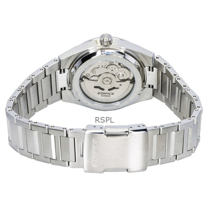 Casio Edifice Analog Stainless Steel Forged Carbon Blue Dial Automatic EFK-100D-2A 100M Men's Watch