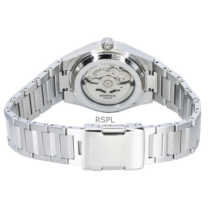 Casio Edifice Analog Stainless Steel Forged Carbon White Dial Automatic EFK-100D-7A 100M Men's Watch